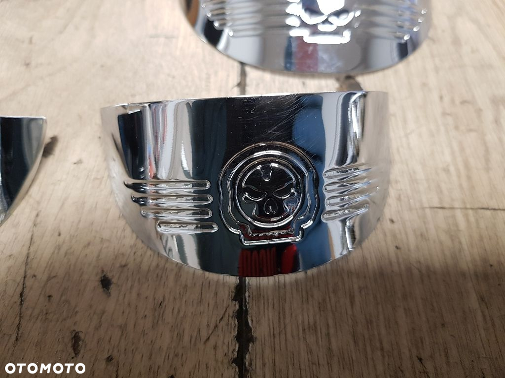 Skull daszek zestaw Harley Davidson Electra Glide Road King Street Glide - 2