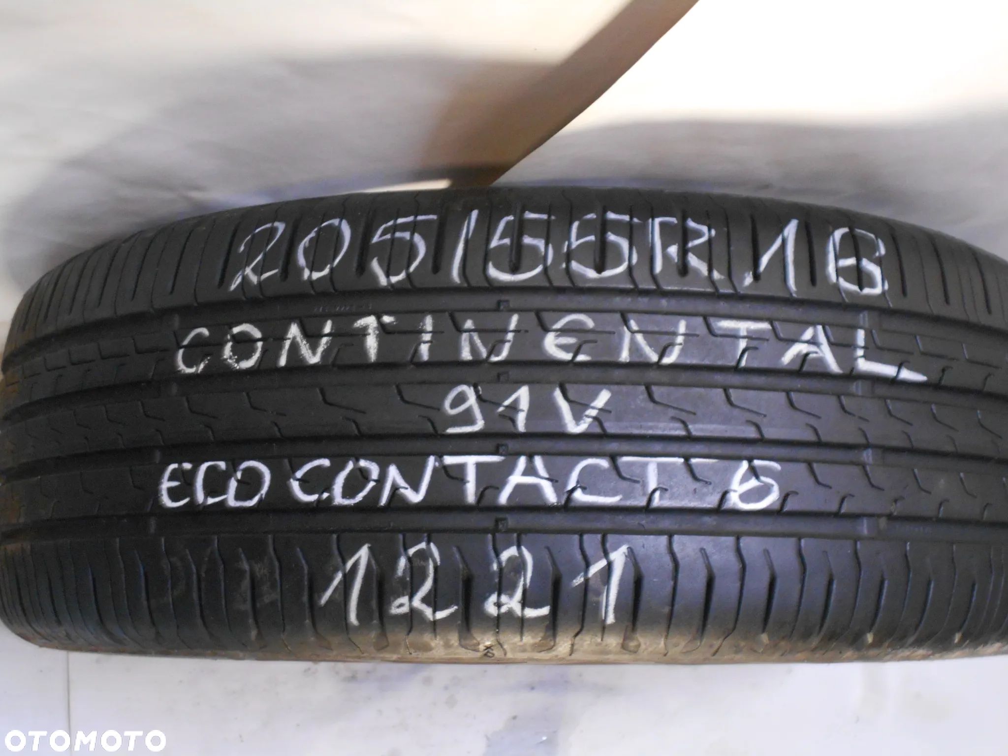 OPONA POJEDYNKA 205/55R16 CONTINENTAL ECO CONTACT 6 DOT 1221 7.2MM - 1