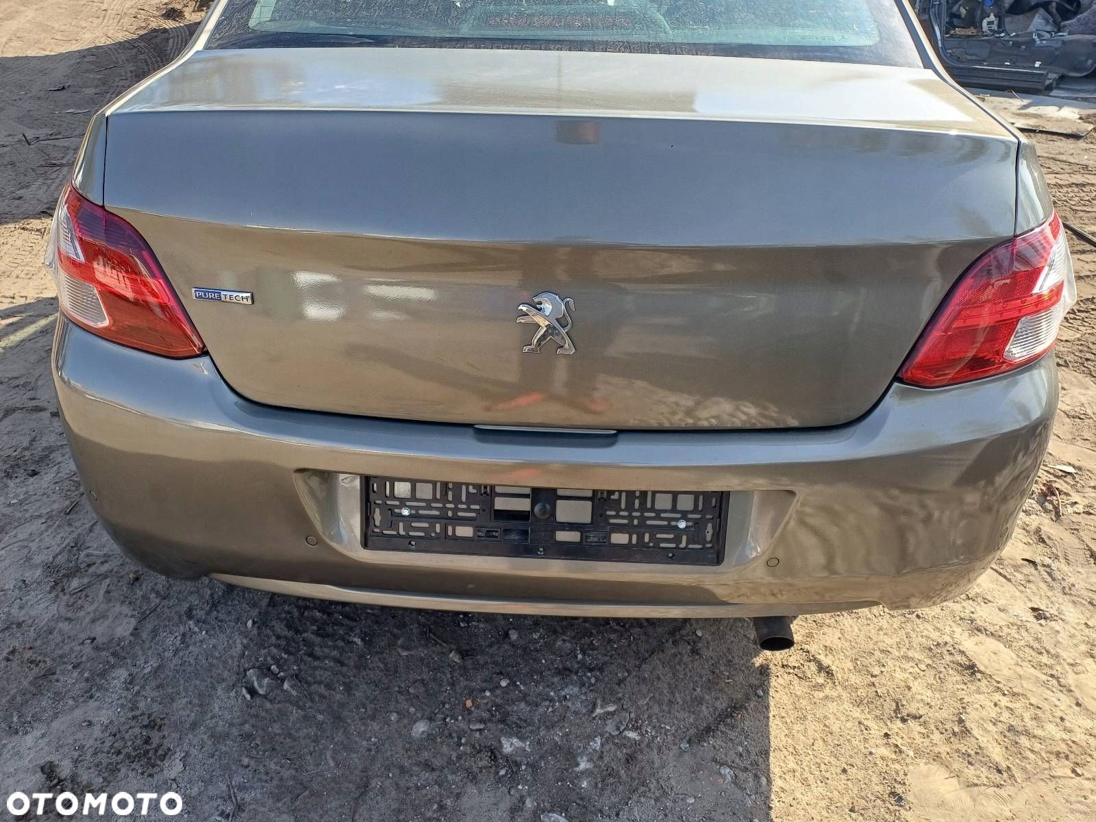 KOMPLETNY TYŁ PEUGEOT 301 I KEB KLAPA ZDERZAK LAMPY - 1