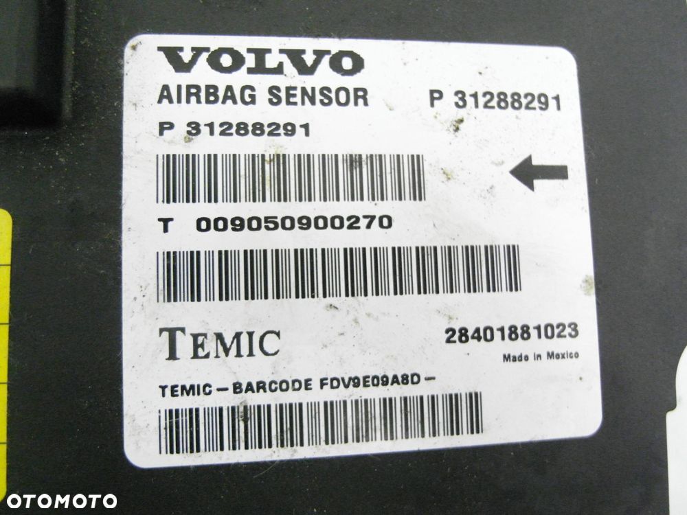 MODUŁ AIRBAG VOLVO S80 II P31288291 28401881023 - 4