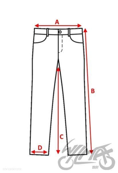 Spodnie na motor/skuter LEOSHI FASTER JEANS BLUE, z kevlarem, sklep - 6