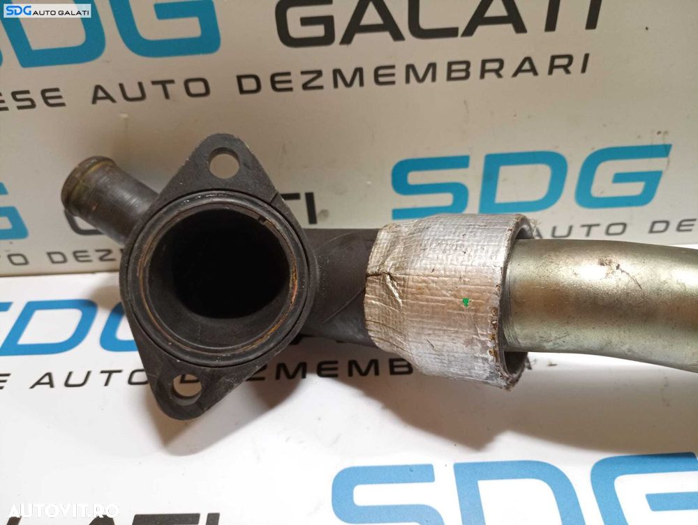 Teava Conducta Flansa Tub Tubulatura Apa Vas Expansiune Termostat Ford Galaxy 2.0 TDCI 2006 - 2015 Cod 9646559580 [M6184] - 3