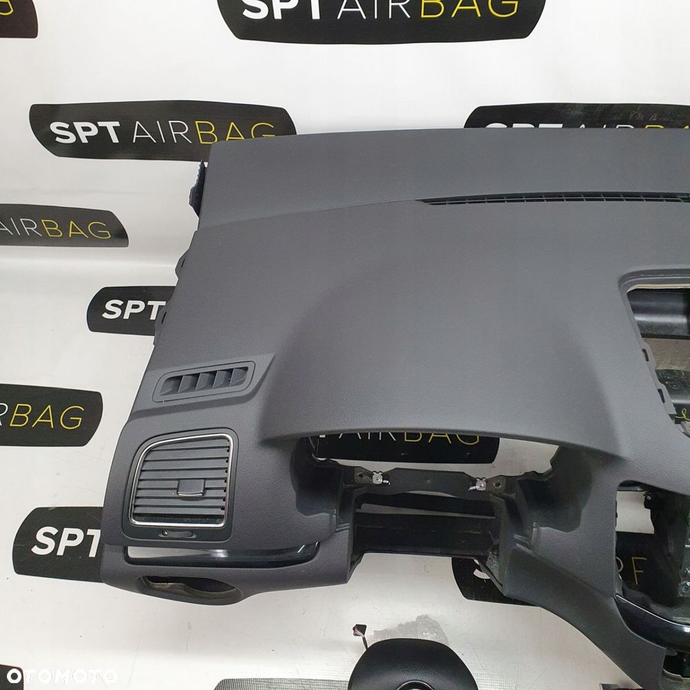 VW SHARAN LIFT DESKA ROZDZIELCZA KONSOLA KOKPIT PULPIT PODUSZKI AIRBAG AIR BAG PASY KIT SET - 2