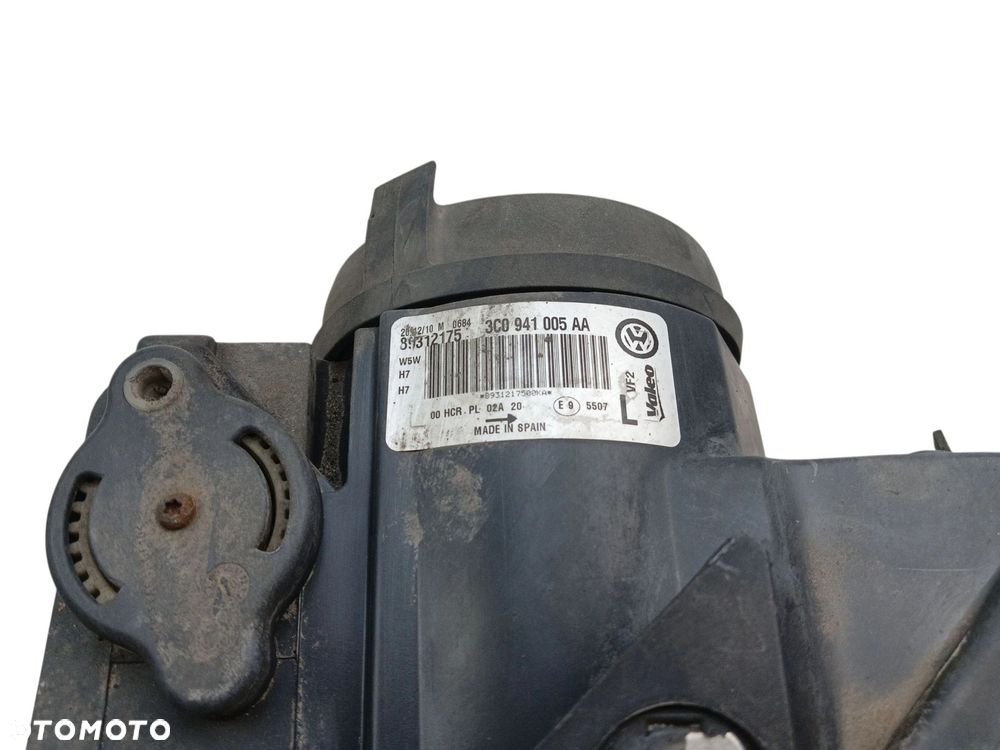 LAMPA LEWY PRZÓD VOLKSWAGEN PASSAT B6 (2005-2010) 2.0 TDI 140KM 3C0941005 - 6