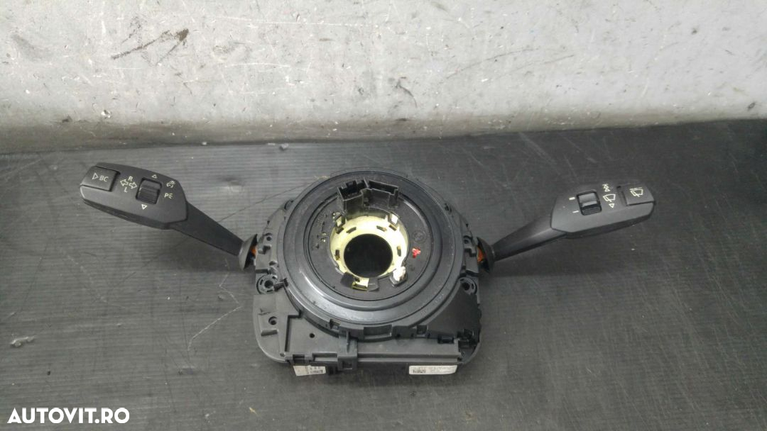 Bloc manete semnalizare stergator cu spirala volan bmw seria 1 e81 e87 698955602 01208196 01108160 - 3