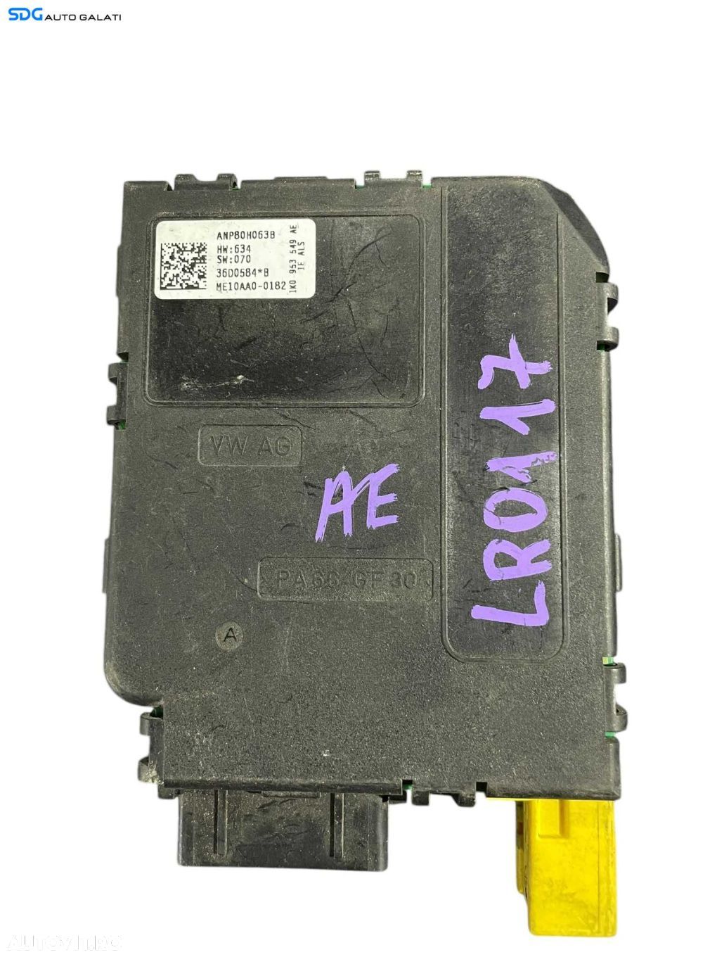 Calculator Modul Coloana Volan Skoda Superb 2 2008 - 2015 Cod 1K0953549AE [LR0117] - 1