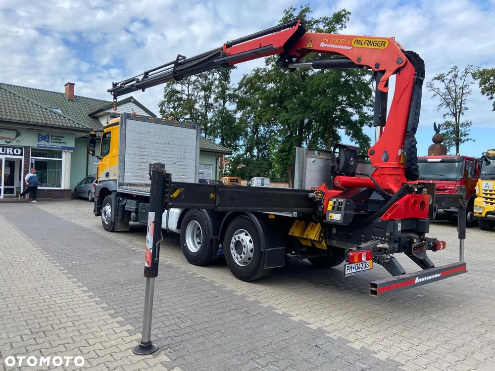 Mercedes-Benz AROCS 2545 6X2 platforma  + żuraw Palfinger PK20001 - 6