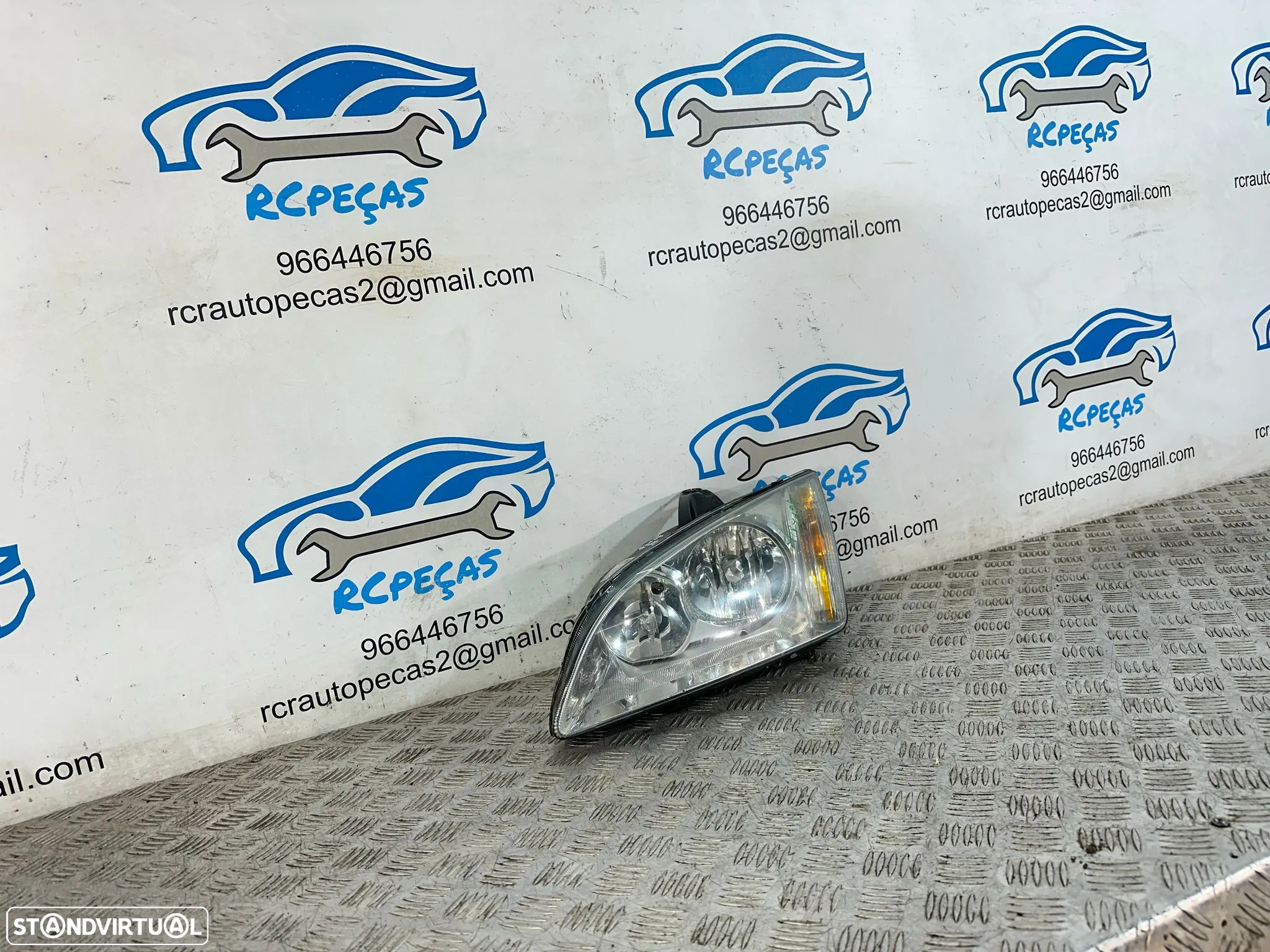 Otica Farol Frente Frontal Esquerda Ford Focus 2 Mk2 Fase 1 4M51-13W030-BD - 2