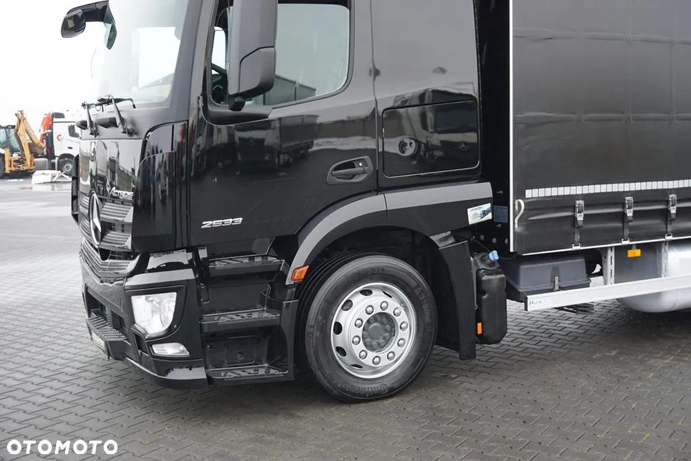Mercedes-Benz / ACTROS / 2533 / ACC / E 6 / FIRANKA / ŁAD. 15 450 KG / 19 PALET - 25