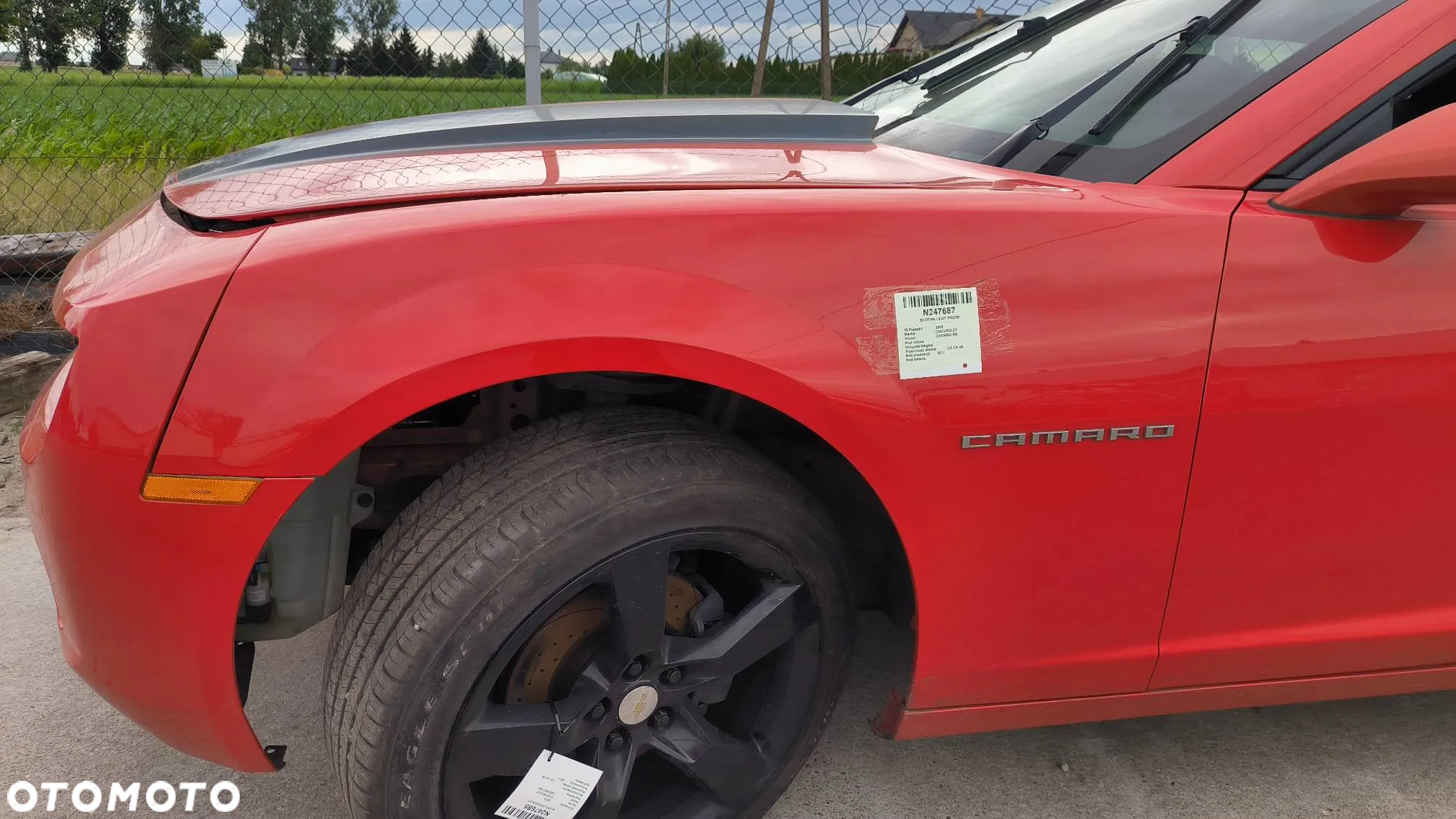 Błotnik przedni prawy/lewy Chevrolet Camaro Coupe RS 3.6 V6 2011 - 9