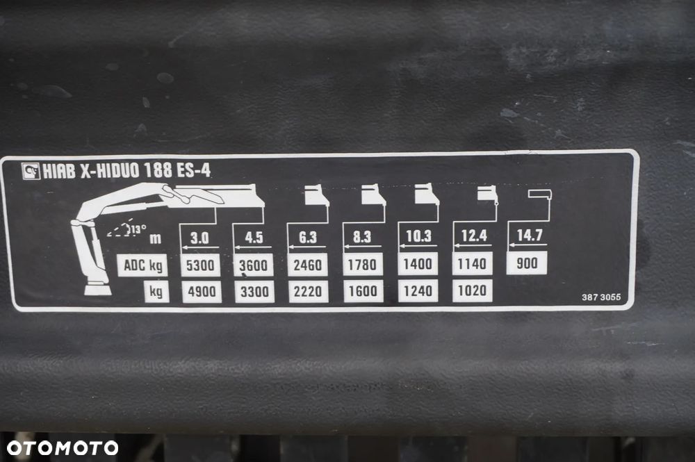 Mercedes-Benz Antos 2540 6x2-4 / HDS HIAB X-HIDUO 188 ES-4 / Rotator / pilot / Platforma 17 EPAL / 3. oś skrętna_256031 - 14