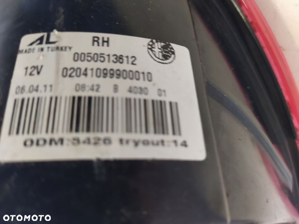 LAMPA ALFA ROMEO GIULIETTA 50513612 - 3