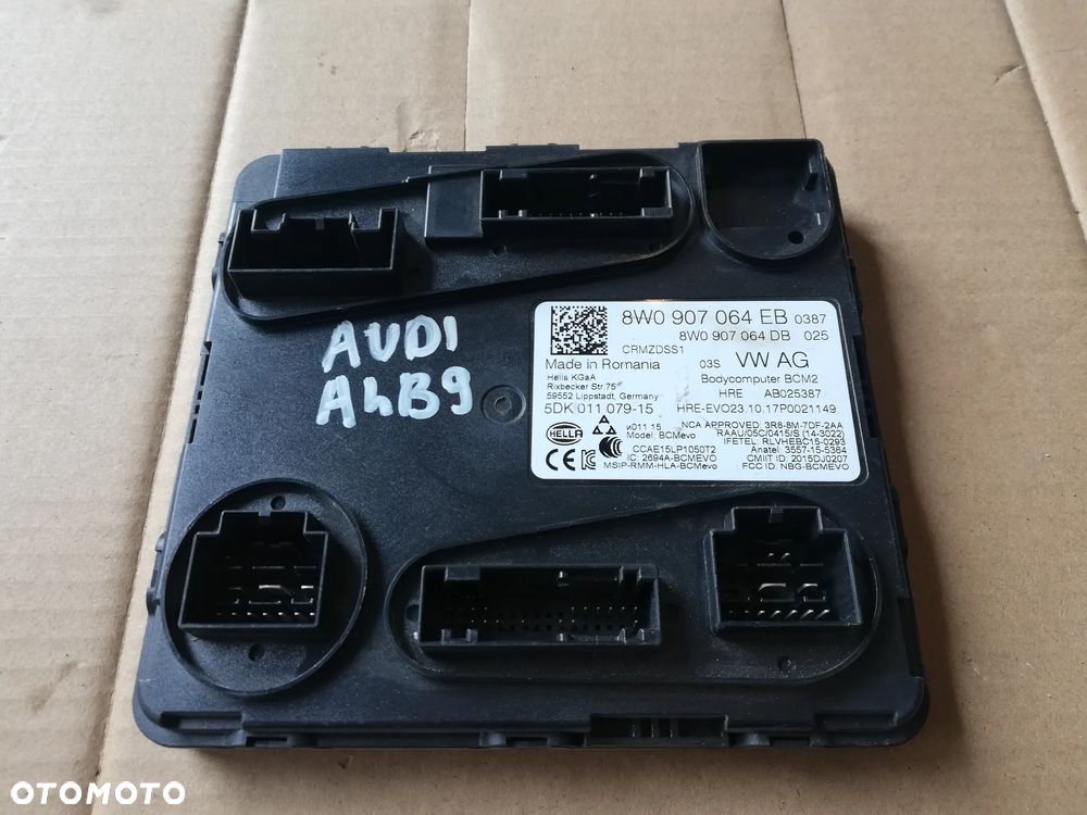 MODUŁ STEROWNIK KOMFORTU BCM2 AUDI A4 B9 8W0907064EB - 1