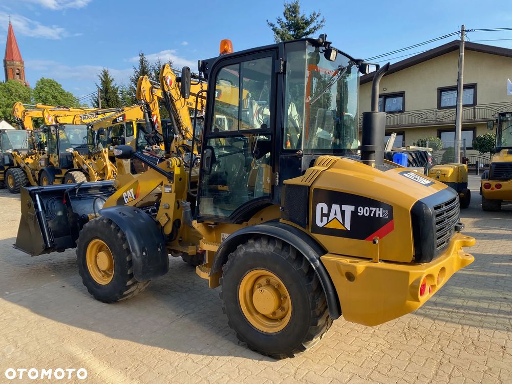 Caterpillar CAT 907H2, 5800 MTH, ŁYŻKA OTWIERANA + WIDŁY, z NIEMIEC, - 3