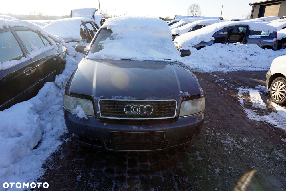 MASKA ZDERZAK BŁOTNIKI LAMPY A6 C5 LIFT LX7Z  AUDI 2001-2004 SZARY PRZÓD KOMPLETNY - 1