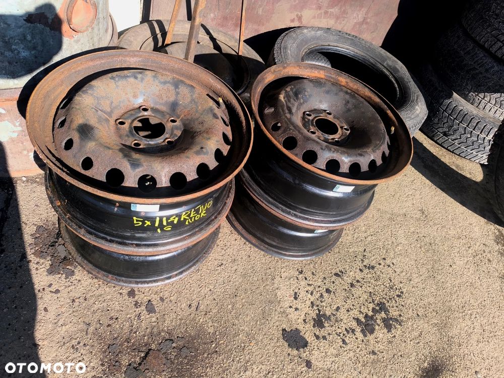 5x114,3 Felgi Stalowe 5x114 Stal 16 Koła RENAULT SCENIC MEGANE III Grand scenic Fluence LAGUNA 3 KADJAR NISSAN PRIMERA P12 JUKE XTRAIL QASHQAI DACIA DUSTER Legnica ALU-RAD - 1