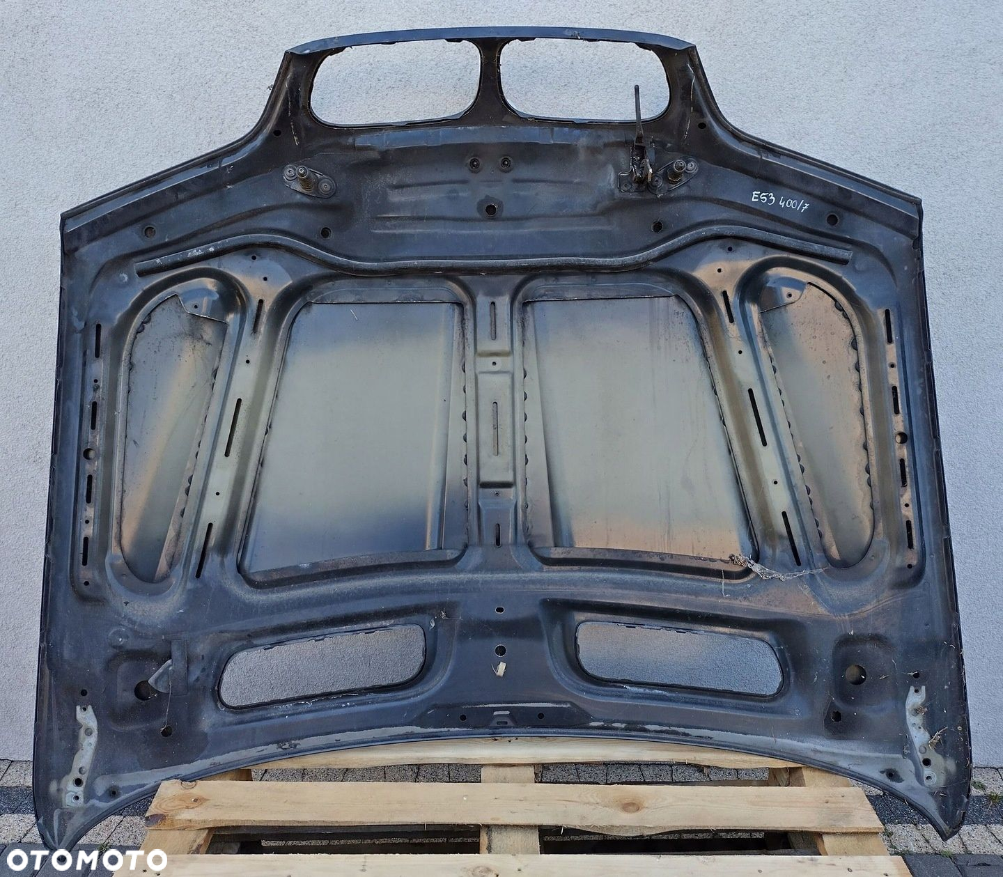 BMW X5 E53 PRZED LIFT 99-03 MASKA POKRYWA SILNIKA 400/7 STAHLGRAU METALLIC - 8