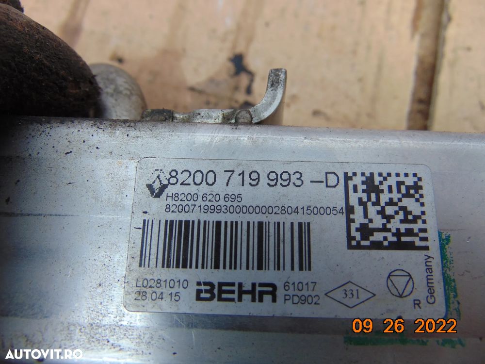 Racitor gaze Renault 2.0dci laguna 3 Latitude Nissan qashqai x trail Primastar euro 5 Koleos Opel V - 3