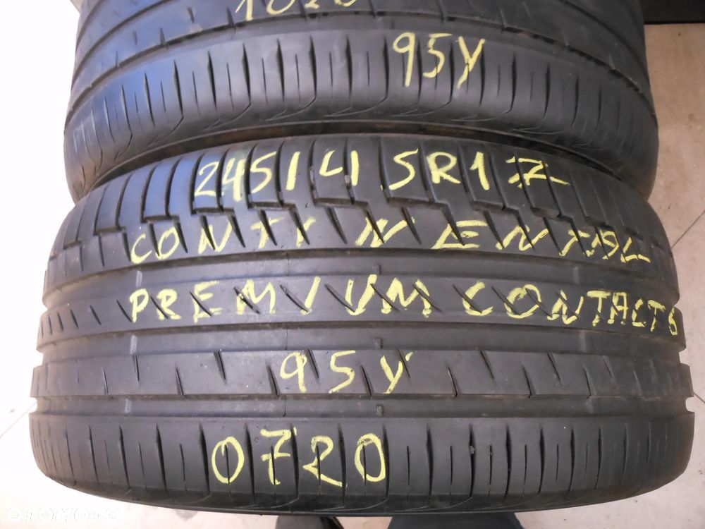 Opony 245/45r17 continental premium contact 6 6,3mm lato para - 2
