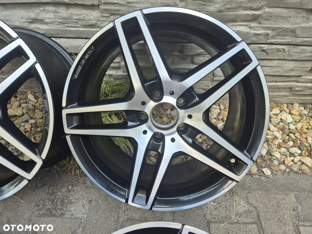4x 8,5x18 ET48 5x112 Używany komplet felg aluminiowych MERCEDES AMG - 4