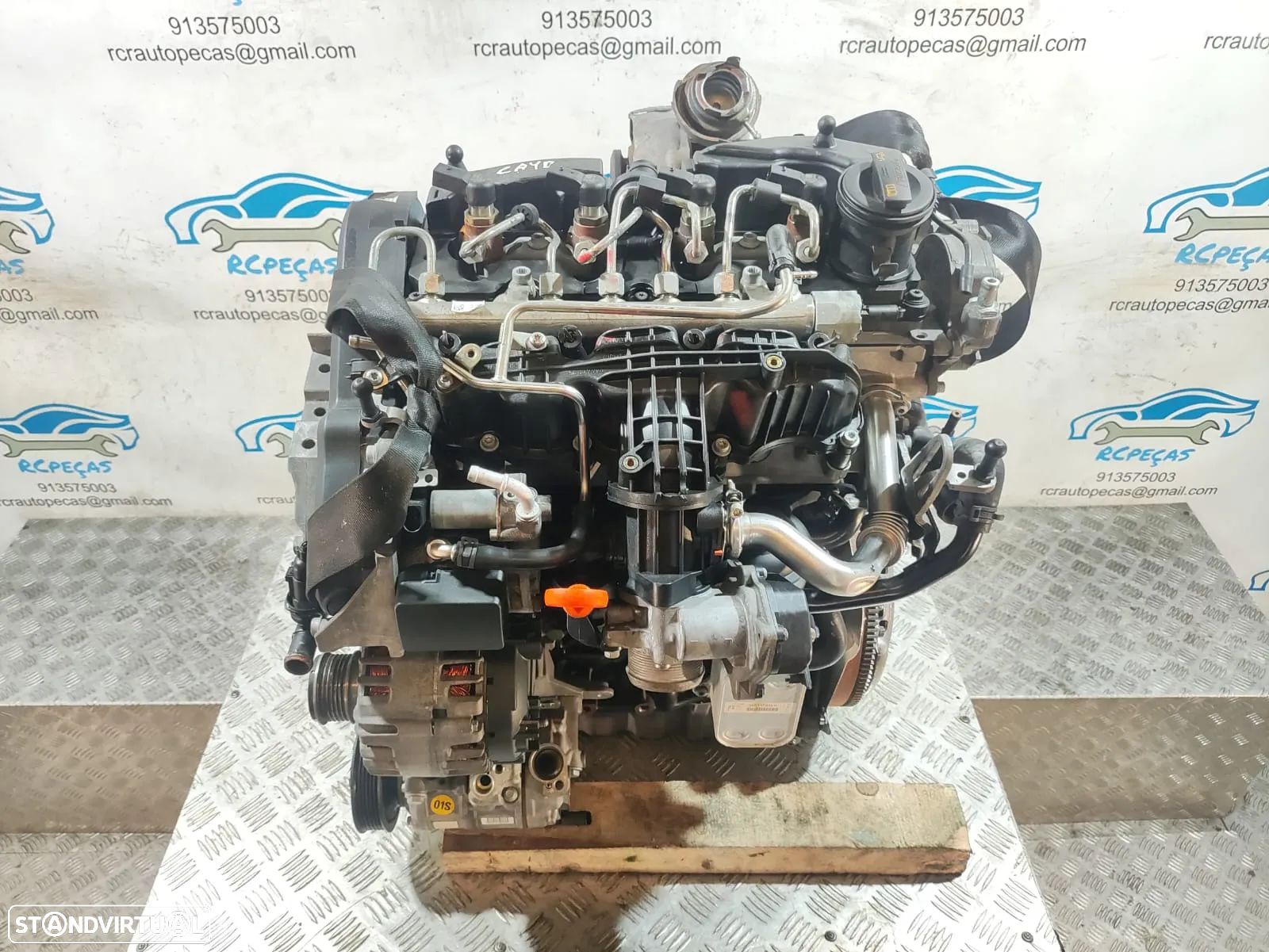 Motor VWAG Audi VW Volkswagen Seat 1.6 TDI 105cv CAY CAYD - 1