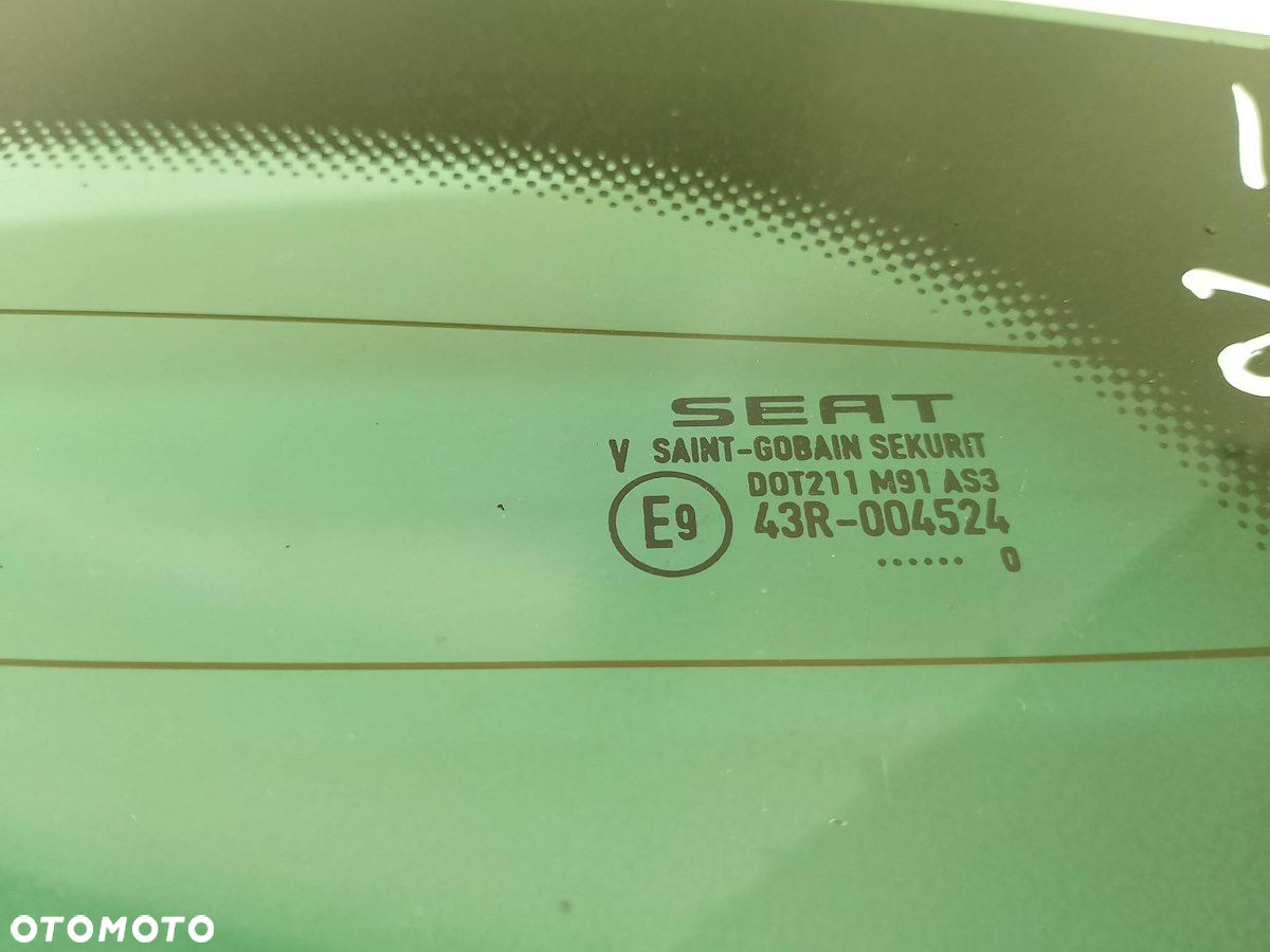 SZYBA KLAPY BAGAZNIKA SEAT IBIZA IV HATCHBACK 3 DRZWI - 7