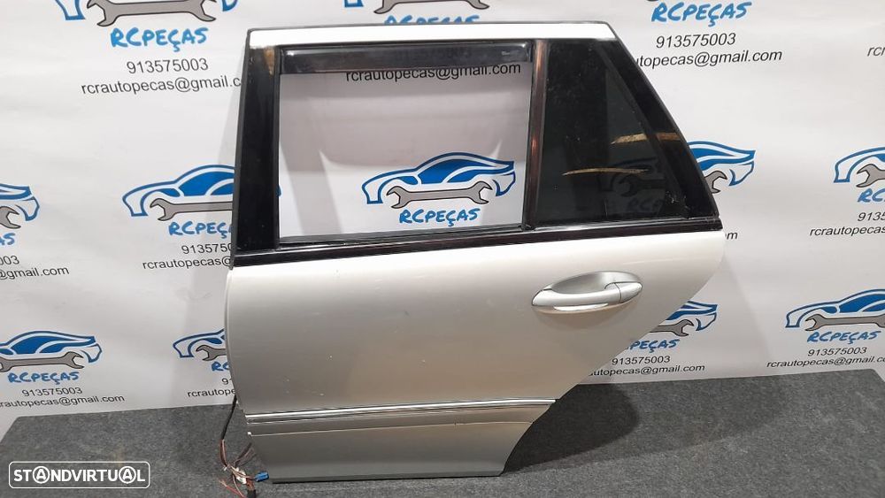 PORTA TRASEIRA TRÁS ESQUERDA MERCEDES BENZ CLASS C W203 AMG STATION WAGON FECHO ELEVADOR MOTOR PUXADOR VIDRO - 1