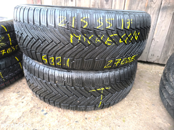 215/55R17 94V OPONY Zimowe Zima MICHELIN ALPIN 6 5,5mm Legnica ALU-RAD 21r. 215/55