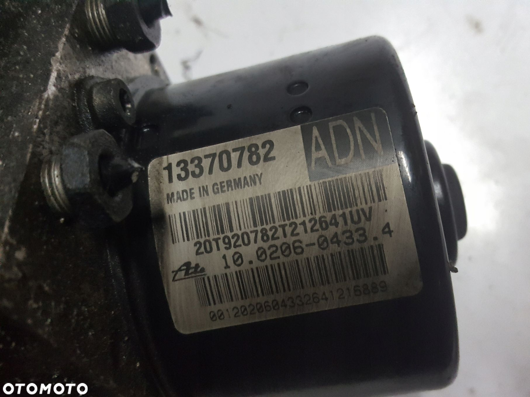 OPEL ASTRA IV J 09-11r POMPA HAMULCOWA ABS 13370782 - 2
