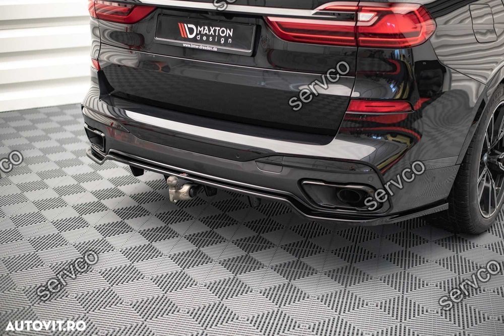Prelungire splitter bara spate BMW X7 M G07 2018-22 v1 - Maxton Design - 2