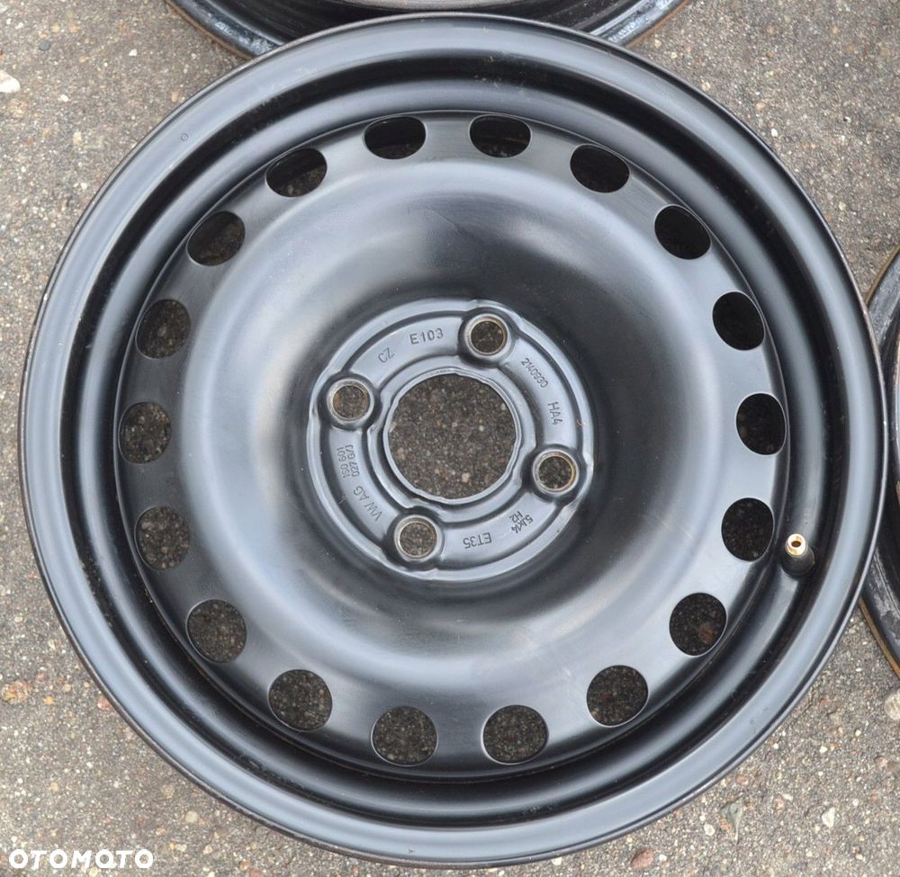 FELGI STALOWE OEM VW SKODA SEAT 4x100 5J14 ET 35 x4szt F-421 - 5