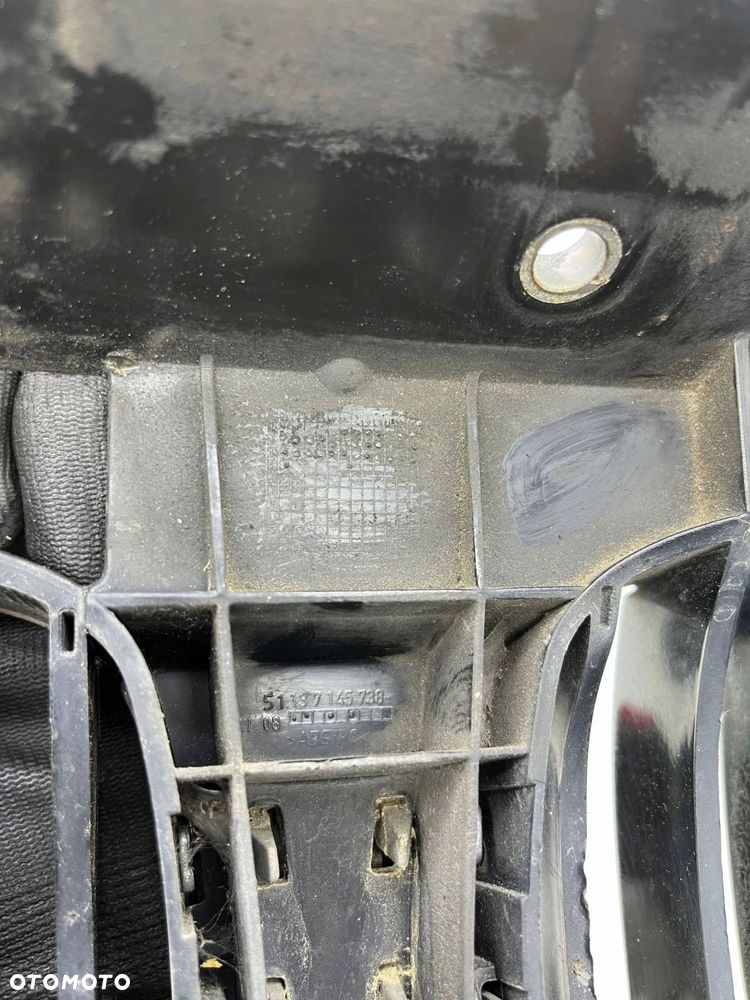 BMW 7 E65 LIFT ATRAPA GRILL NERKI CHROM 7145738 - 14