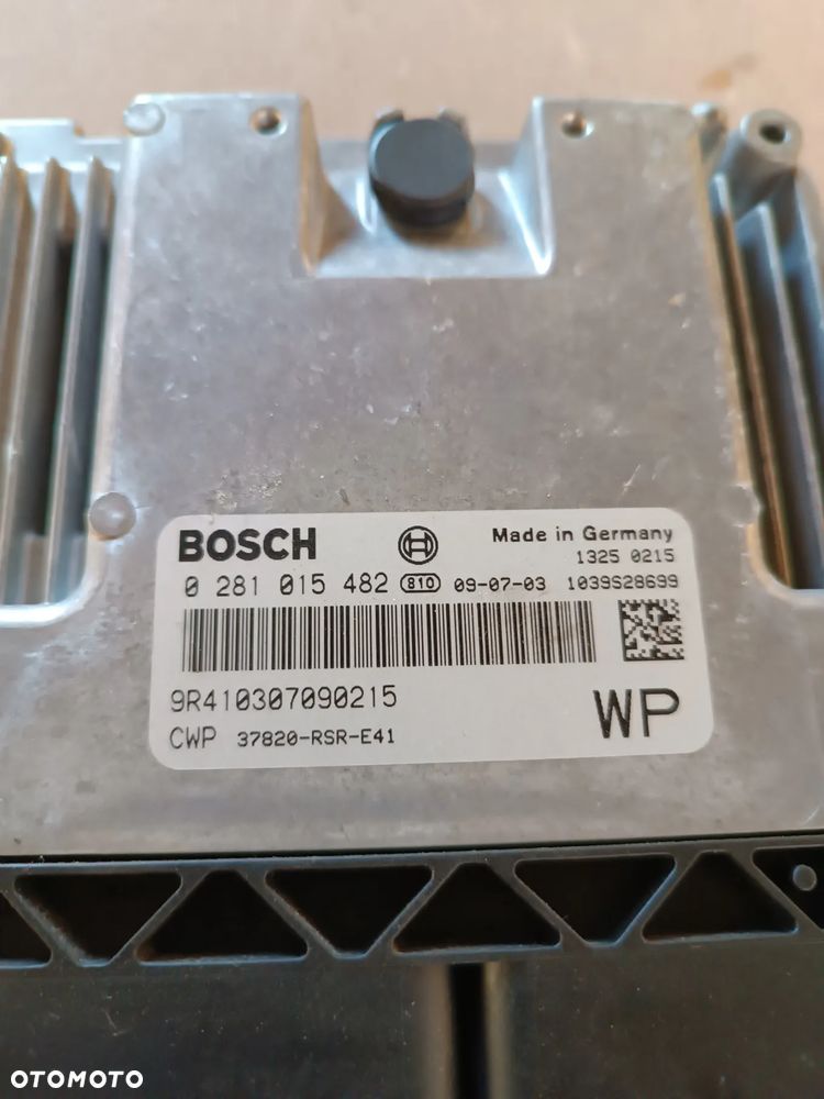 HONDA CIVIC VIII UFO 2.2  STEROWNIK KOMPUTER SILNIKA ECU 0281015482 9R410307090215 - 2