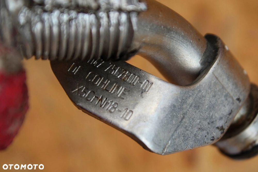 Przewód oleju turbo BMW n54b30a 3.0i 306KM n54 7562800 - 2