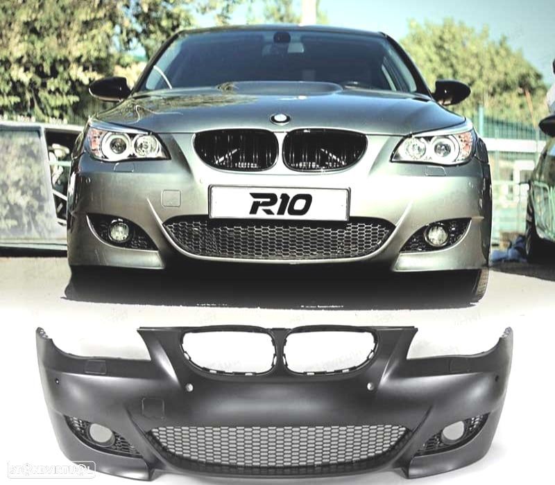 PÁRA-CHOQUES FRONTAL BMW E60 E61 03-07 PDC E LAVA FARÓIS SEM FARÓIS DE NEVOEIRO LOOK M5 - 1
