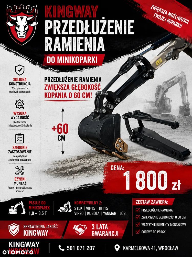 Kubota KINGWAY YAMA S15 Rozsuwane Gąsienice - 16
