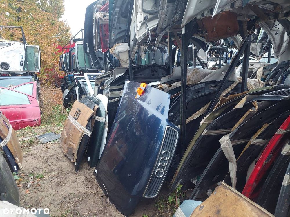 KOMPLETNY PRZÓD MASKA ZDERZAK BŁOTNIK LAMPY PAS AUDI A4 B5 LZ5T - 17