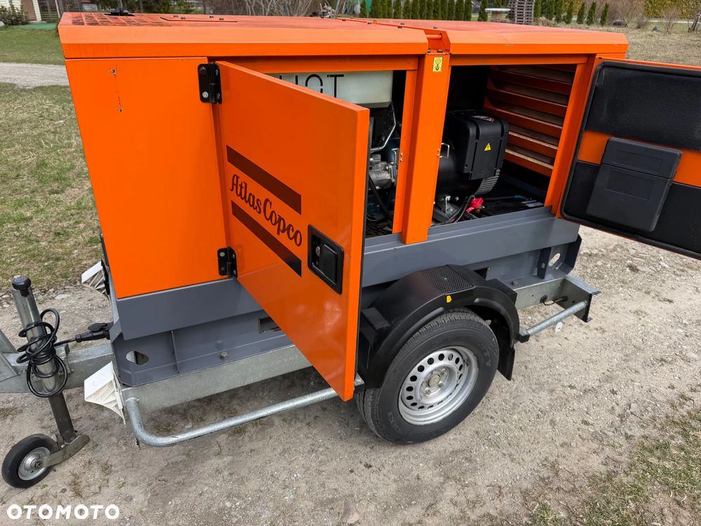 Atlas Copco QAS 40 KW Agregat prądotwórczy Przyczepa do rejestracji. inwerterowy wyciszony! 2018r. 5500mtg. JAK NOWY z Norwegii. Mocny silnik Turbo Kubota 4 cylindry 100km! Dekra aktualna. Opony zero zużycia. Zadbany Agregat. Odpala na Dotyk. Bogata Wersja! Prądnica Najlepsza PARTNER LEROY SOMER. - 24