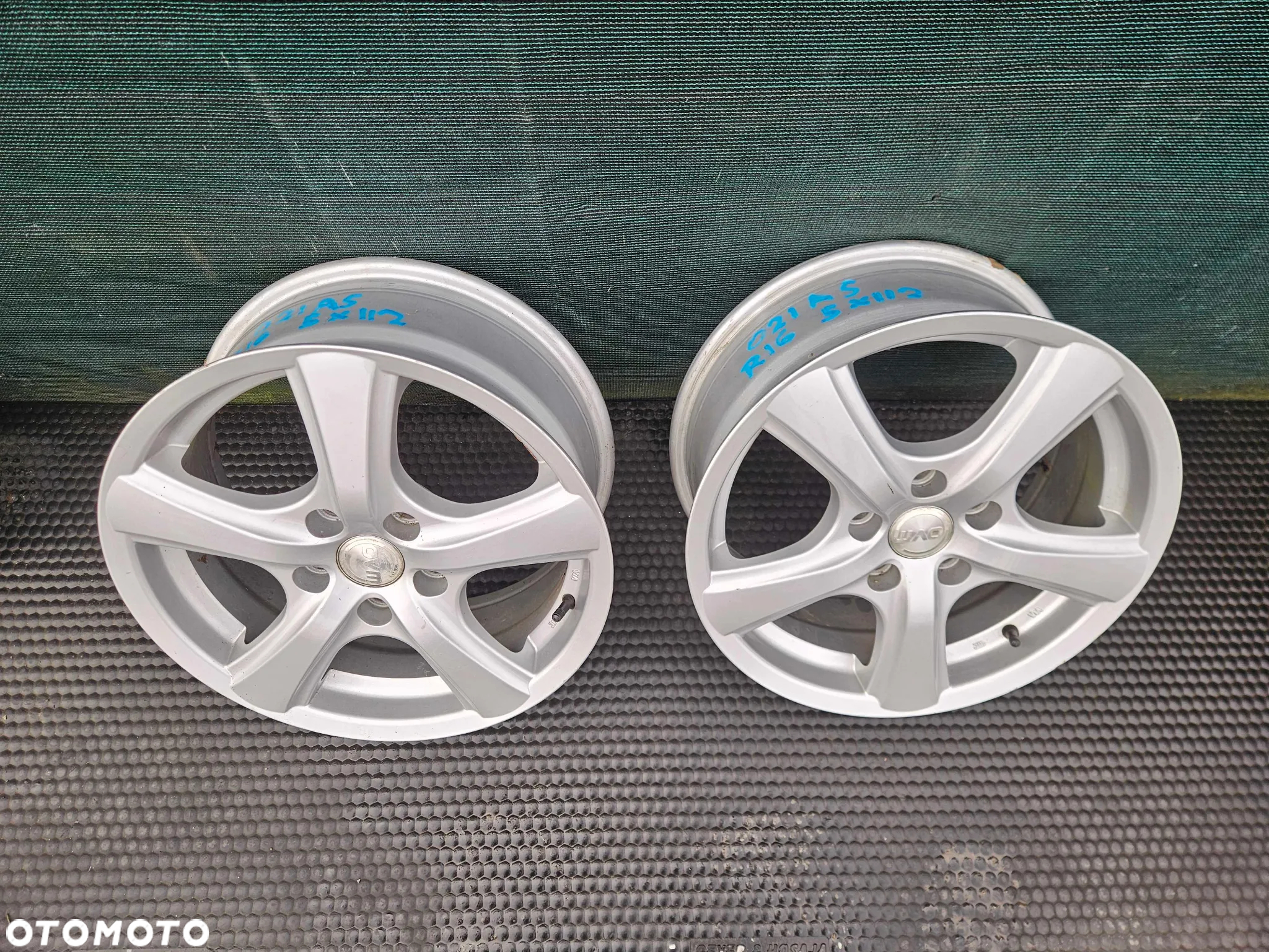 Alu Felga Alufelga Kolo Felgi 2szt R16 5x112 7J ET45 Audi VW Skoda Seat - 3