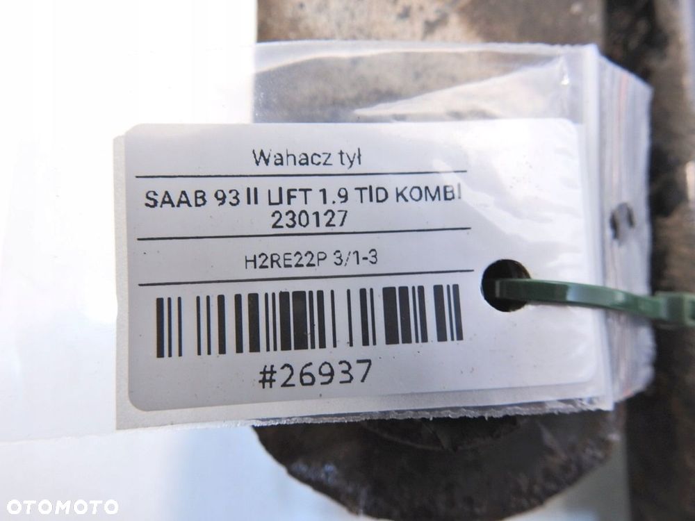 WAHACZ TYŁ TYLNY SAAB 9-3 II 1.9 TID - 4