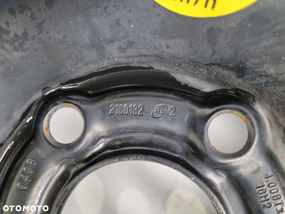 KOŁO DOJAZDOWE ZAPASOWE Opel Vectra C Astra H 115/70 R16 2160132 5x110 - 4