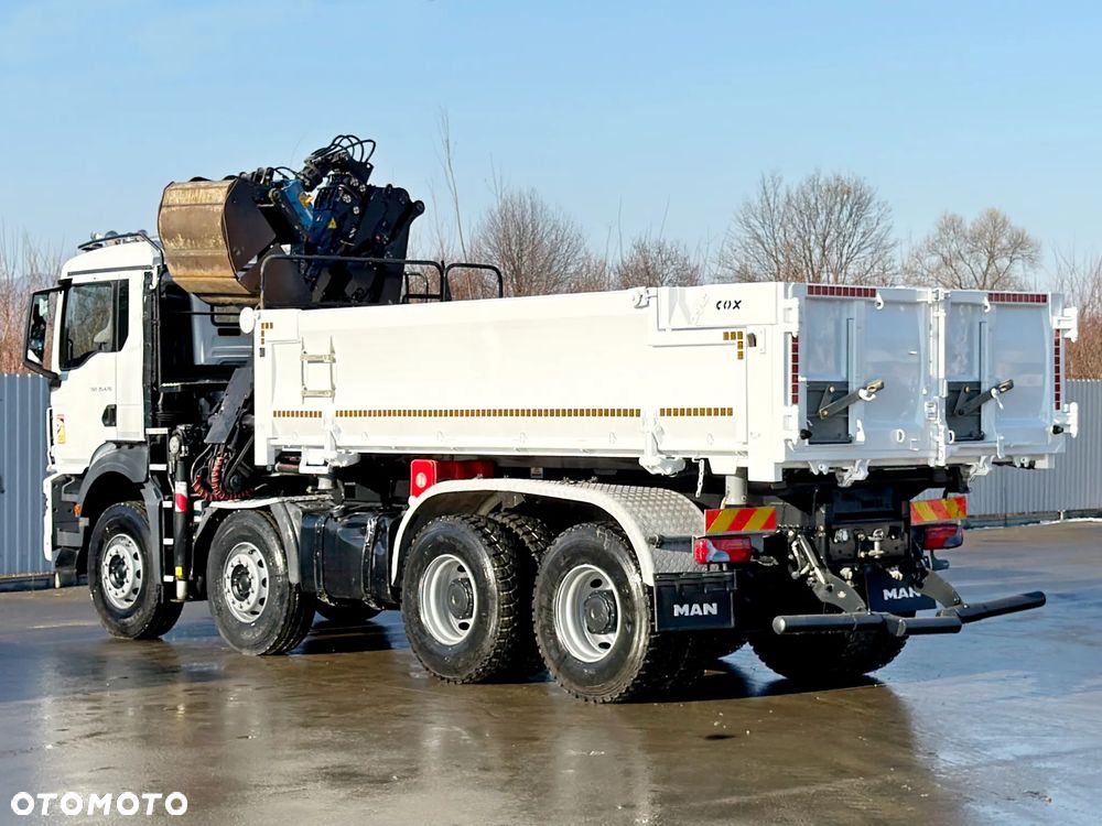 MAN TGS 35.470 * WYWROTKA 5,10 m + PILOT * HIAB Z - HIPRO 191 * 8x4 - 7