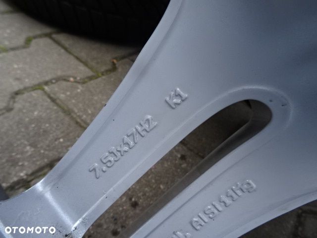 5x112x66,6 7,5Jx17 ET27 BMW Seria 5 i 6 / 7 opony zima 225/55/r17 - 9