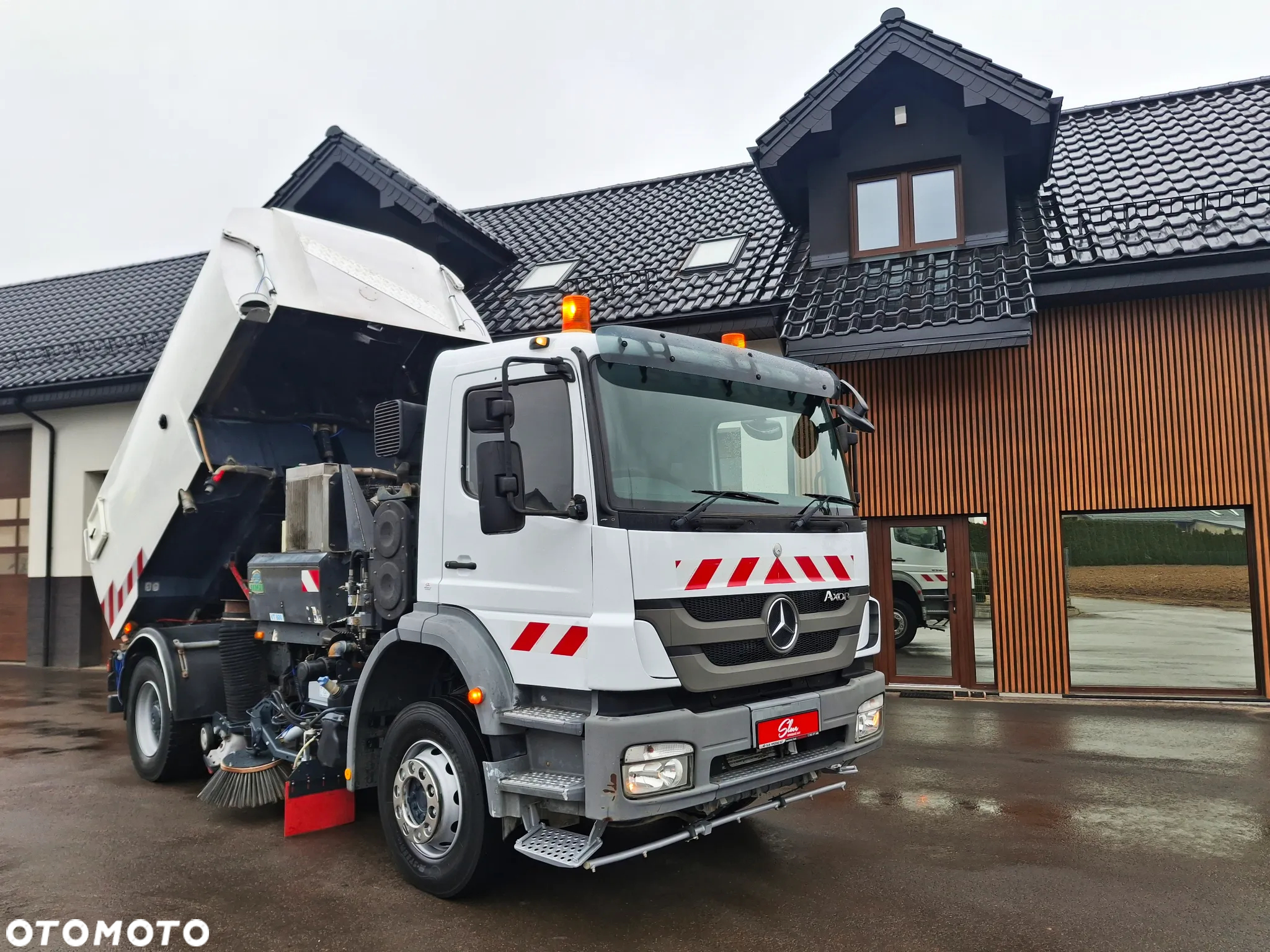 Mercedes-Benz Axor 1829 Zamiatarka Johnston 2 Silniki Szczotki L/R Karcher Listwa Ciśnieniowa - 6