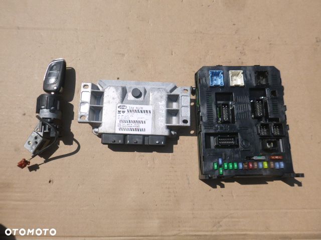 ZESTAW STARTOWY KOMPUTER STACYJKA BSI PEUGEOT 307 2.0 16V - 1