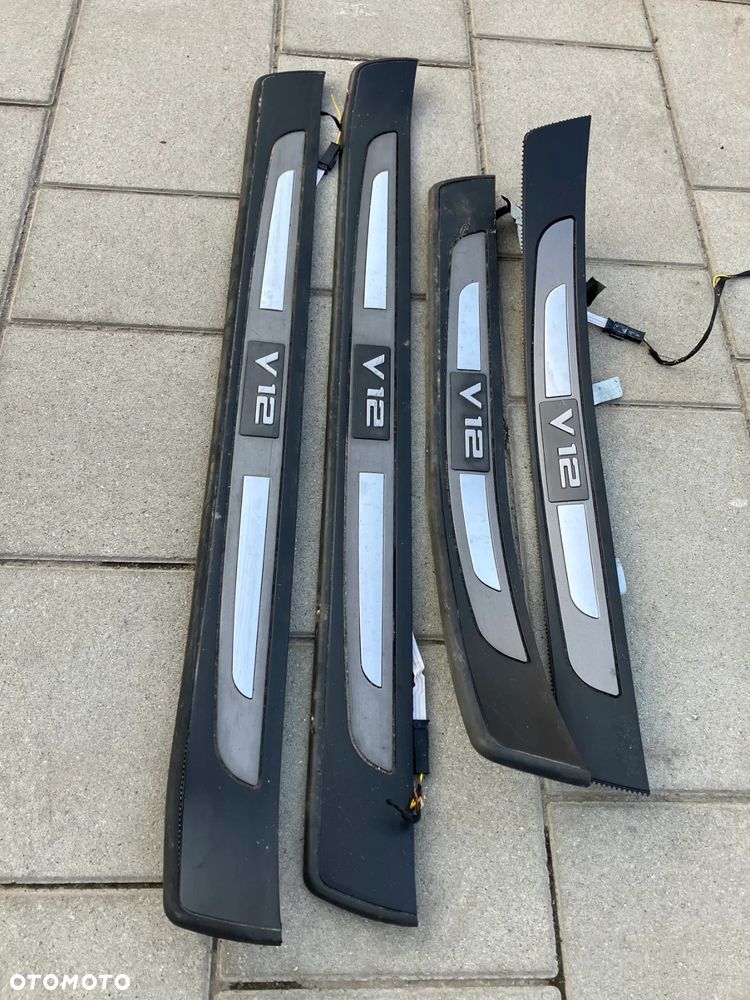 LISTWY PROGOWE BMW E65 V12 760i PODŚWIETLANE RARYTAS - 4