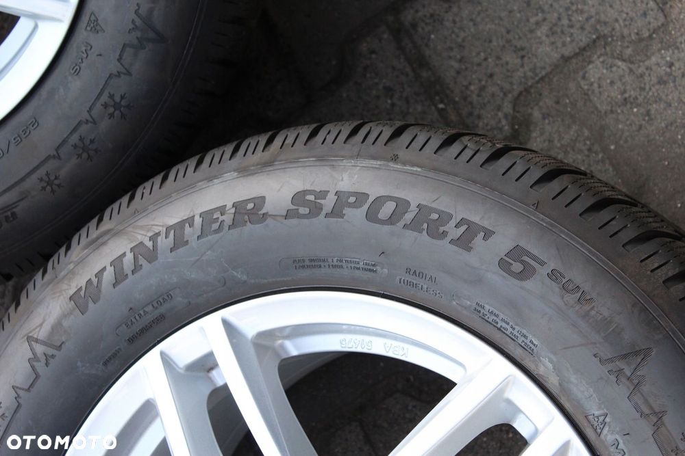4x 235/65R17 DUNLOP WINTER SPORT 5 SUV 108V XL 23r 8mm - 8
