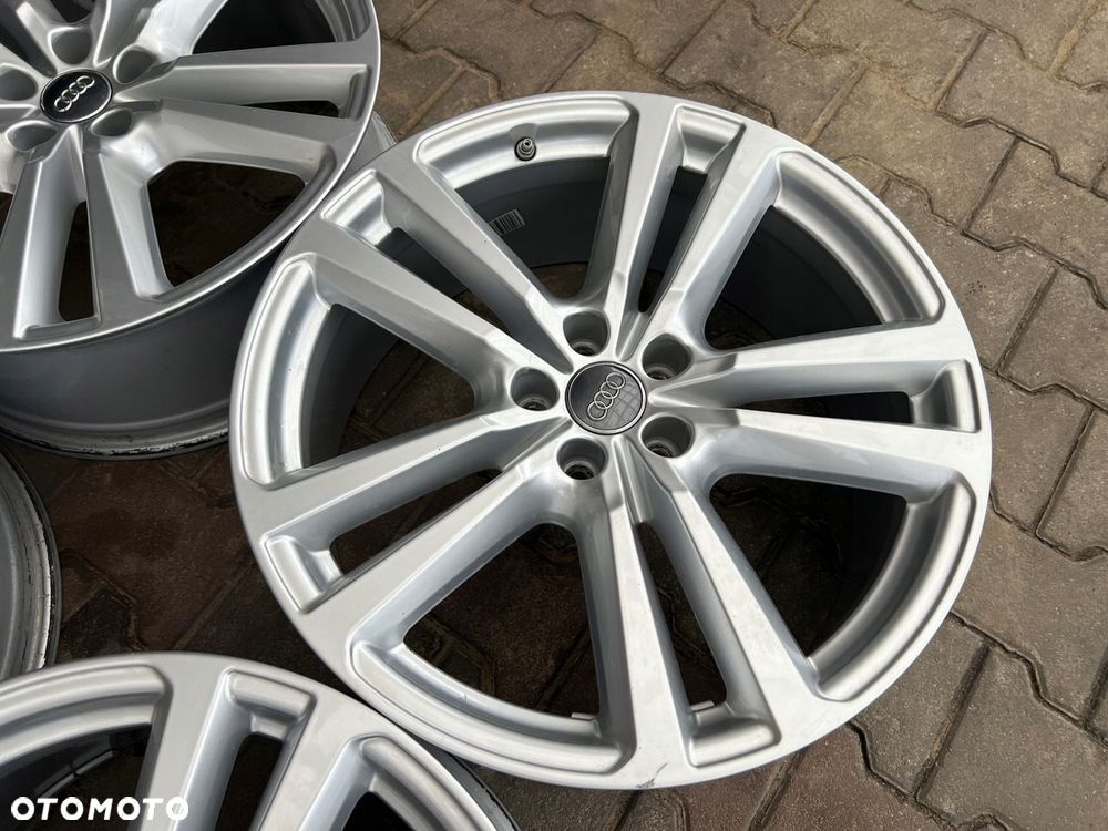 KOMPLET FELG FELGI ALU AUDI Q7 4M0 20 5X112 ET28 ORYGINALNE TPMS CZUJNIKI - 9