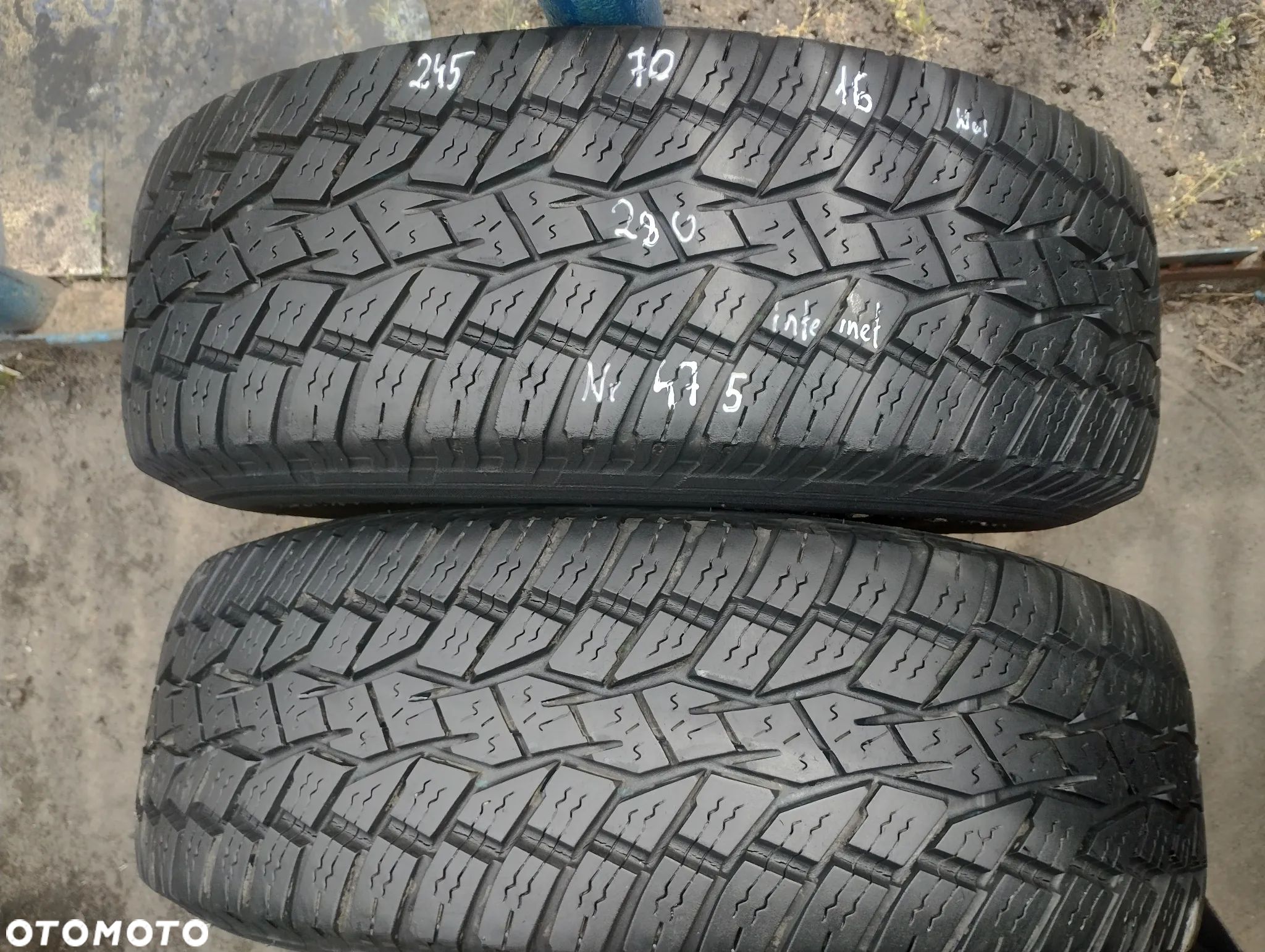 Toyo 245/70/16 nr 475 - 1