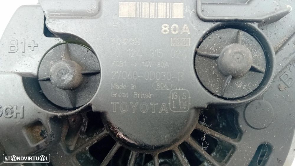 Alternador TOYOTA Avensis Liftback (_T22_) - 5